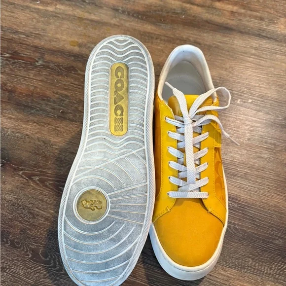 Coach Yellow Sneakers for Men - Picture 5 of 5